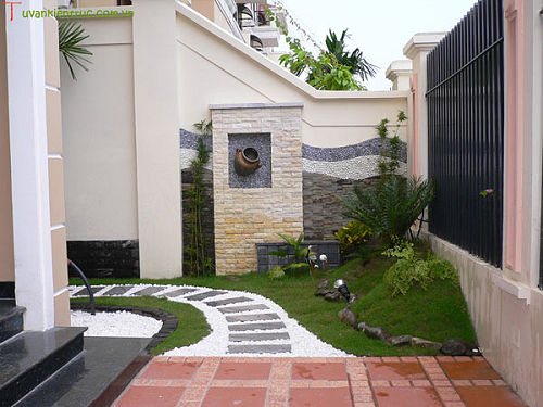 Nghệ thuật tranh đá trên tường